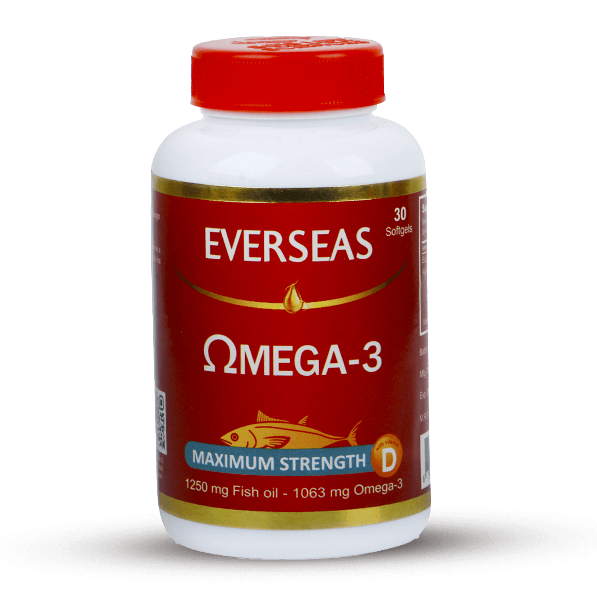 Everseas Omega-3 Maximum Strength Softgels