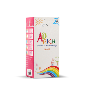 AD Rich Drops - Multivitamin Supplement Drops for Enhanced Immunity, Energy & Overall Health - 10ml Bottle - Best Multivitamins for Daily Wellness