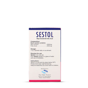 Buy 3 Sestol Sachets and get 1 Refresh Softgel 30's free. Supports hormonal balance, improves ovarian function, and aids fertility.