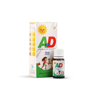 Sois Life Sciences AtoD Drops, supports a healthy immune system, contributes to the healthy development of teeth and bones, and promotes healthy vision.