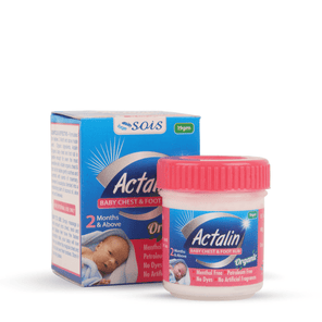 Actalin Baby Chest & Foot Rub (Organic Balm) - Sois Life Sciences