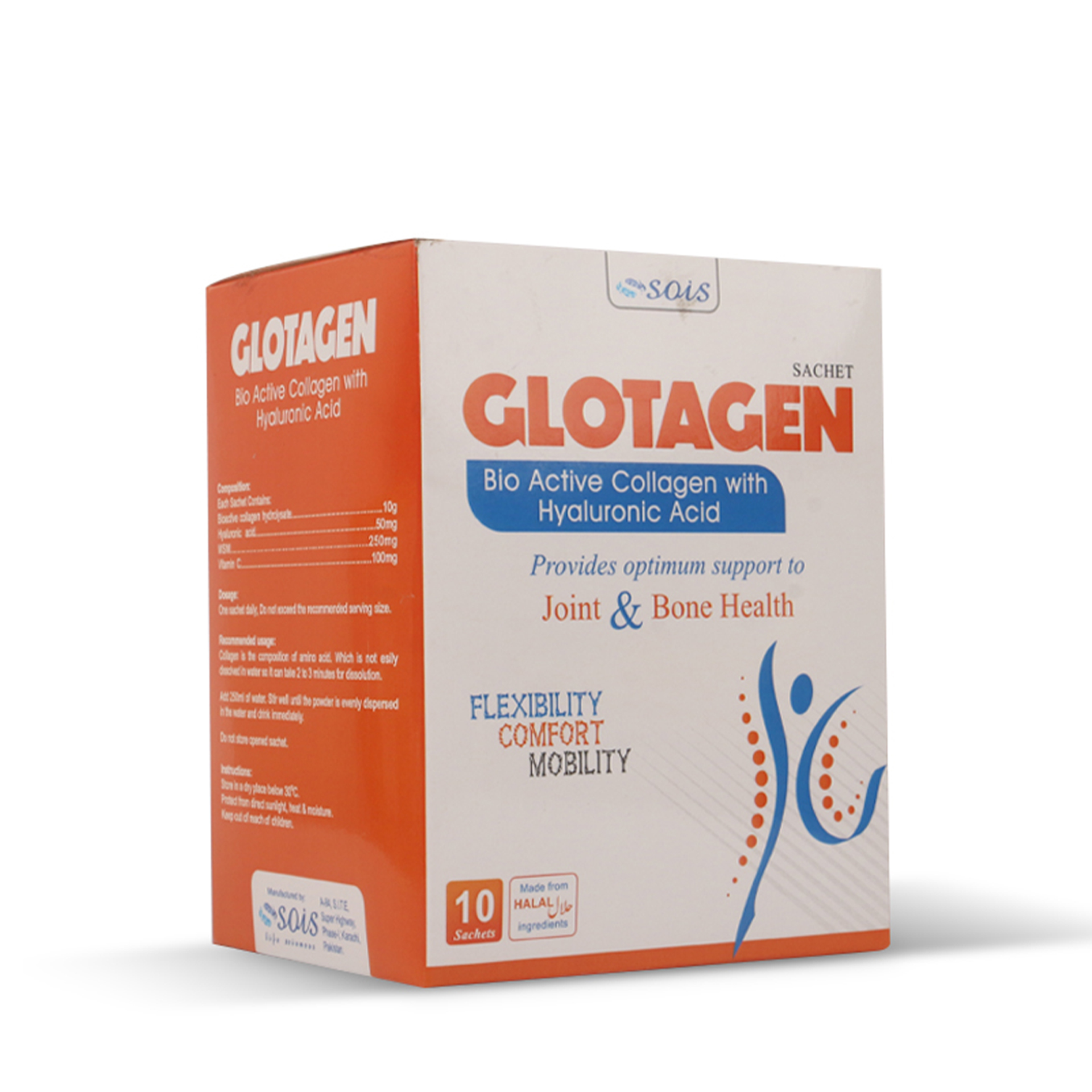 Buy 3 Glotagen Sachet & Get 2 FlexEase Blister FREE